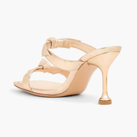 Alexandre Birman Gold High Heel Women Shoes - Picture 3 of 8